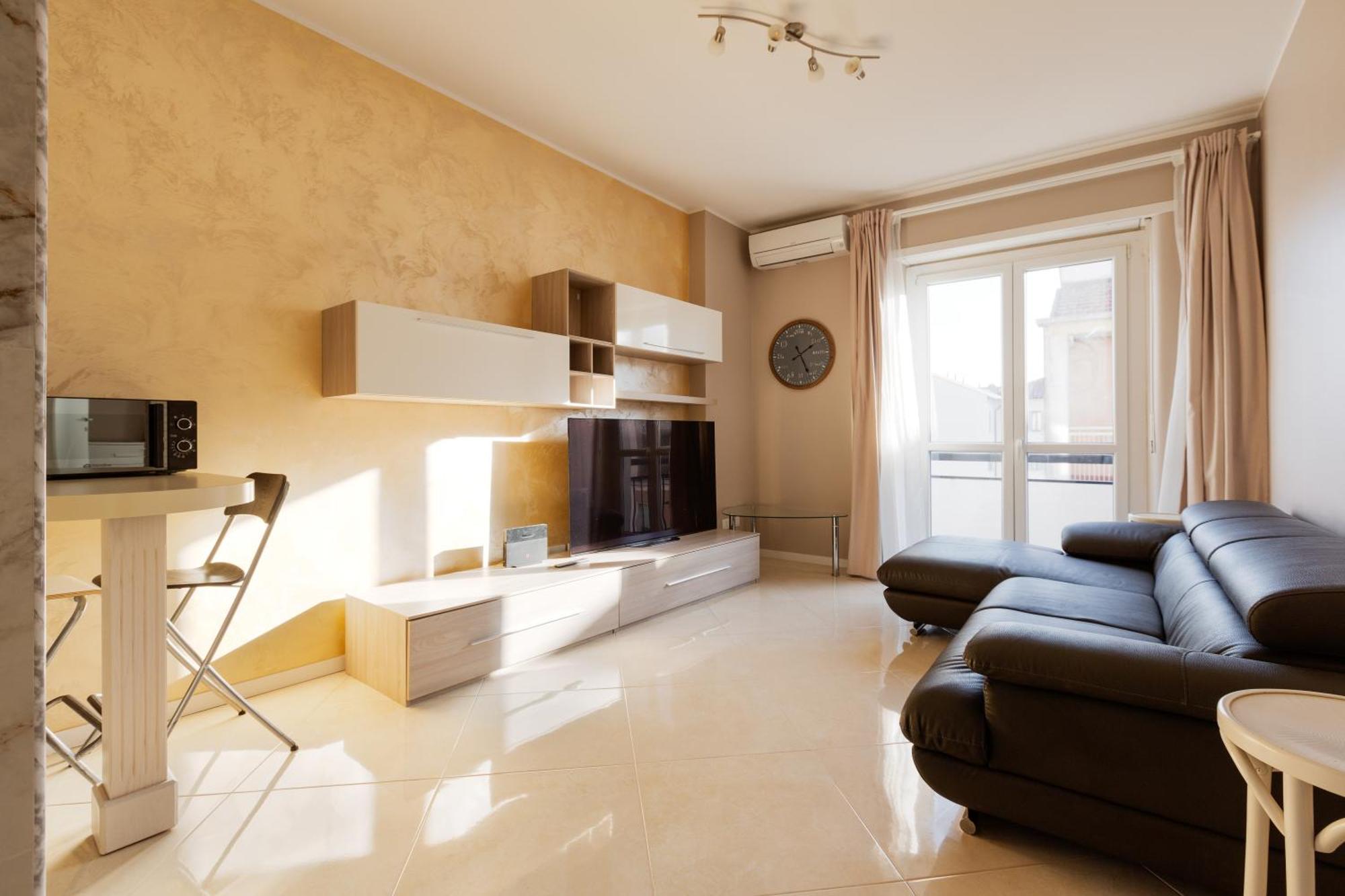 Niguarda Bright Apartment W/ Balcony Milánó Kültér fotó